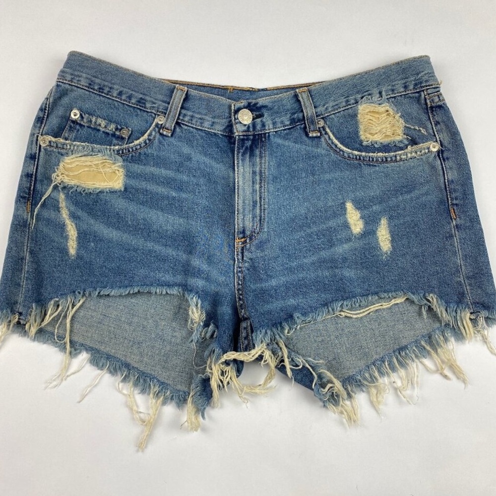 Rag & Bone Winnie Blue shorts size 29 NWT